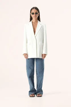 Juku Blazer White