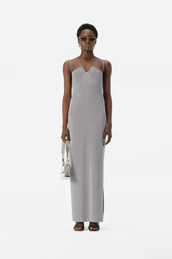 Selene Knit Dress Chrome