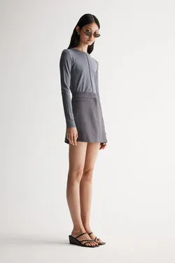 Elowen Mini Skirt Slate