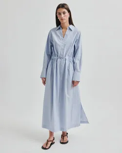 Alanis Stripe Dress (Light Blue Stripe)