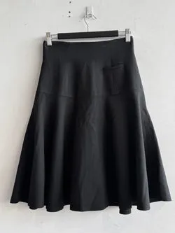 Vintage Zone black high waisted wool Skirt - size S