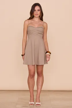 SAVAYA MINI DRESS - MOCHA