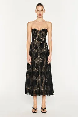 Sheer Force Strapless Dress