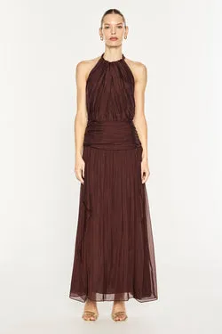 Untamed Allure Halter Dress