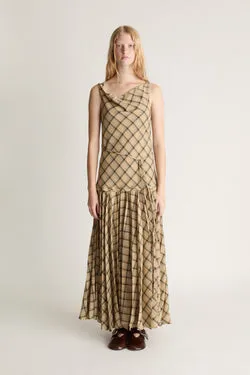 Zita Wool Pleat Dress