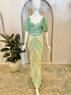 Spell 'Madame Peacock' Maxi Skirt - Size Small (8)