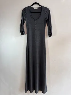 Solemio grey maxi dress - size s