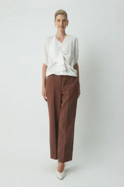 Clem Ruffle Top - Off White