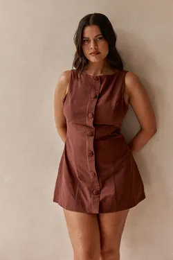 Graylee Dress - Chocolate