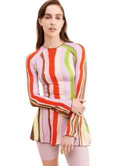 Size 8 | Arthur Apparel Skins Flared Tunic Mini Dress