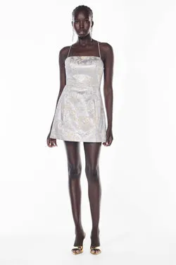 Precious Metal Mini Dress