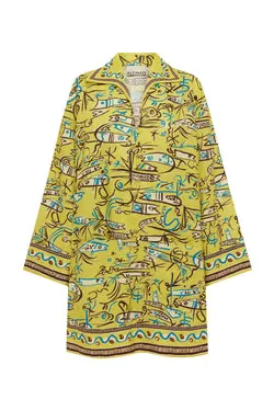 FISH STICKS LONG SLEEVE MINI DRESS