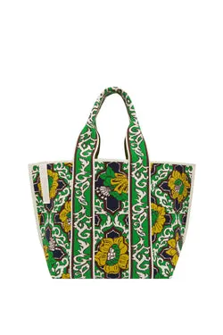 LIANA JACQUARD MAXI TOTE