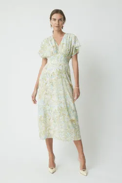 Frankie Silk Maxi Dress - Multi