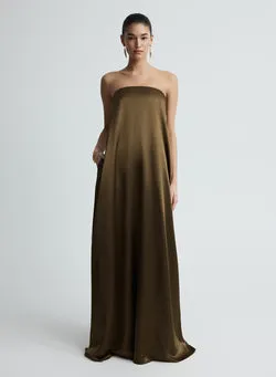 DELFINA DRESS (OLIVE)