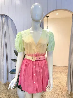 S/W/F Sunset Mini Dress - Size 10