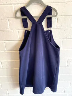 Mayoral Navy Pinafore Dress - Size 12