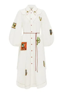 WESTWOOD EMBELLISHED SHIRTDRESS