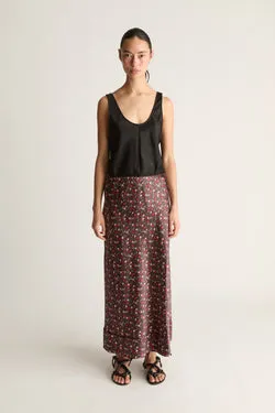 Flora Silk Skirt