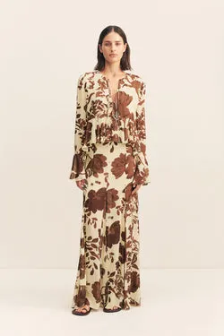 NOA PANELLED MAXI SKIRT