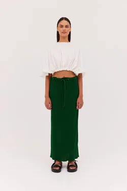 CYPRESS SATIN CREPE RAFAEL SKIRT
