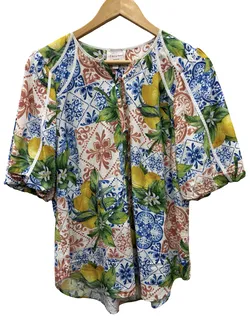 Once Was Print Blouse 2