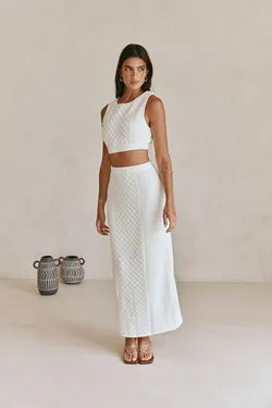 Lotus Skirt - Cable Knit