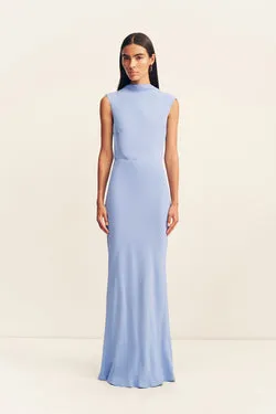 RIO SLEEVELESS MAXI DRESS - CORNFLOWER BLUE