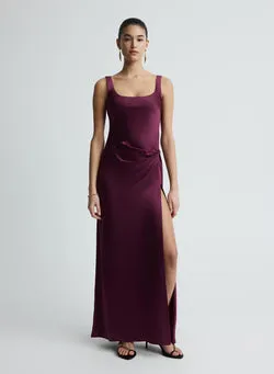 ETTA DRESS (GRAPE)