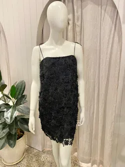 Zimmermann Raie Guipure Lace Mini Dress - Size 2 (10-12)