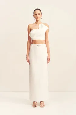 OTIS MAXI SKIRT - IVORY