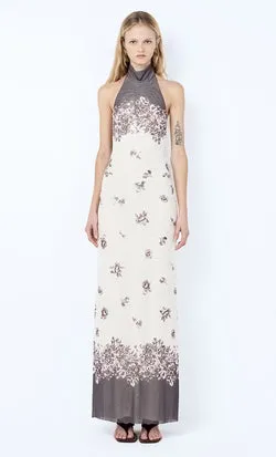 VIOLETTE RACER MAXI DRESS - CARNATION FLORAL