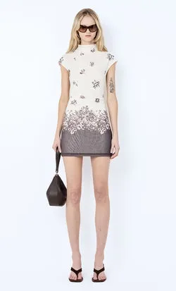 VIOLETTE MINI DRESS - CARNATION FLORAL