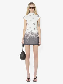 VIOLETTE MINI DRESS - CARNATION FLORAL