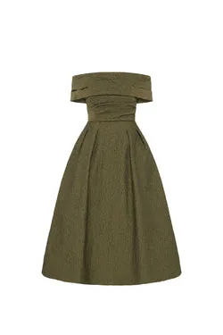 Adalyn Off The Shoulder Midi Dress