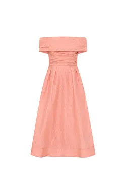 Adalyn Off The Shoulder Midi Dress