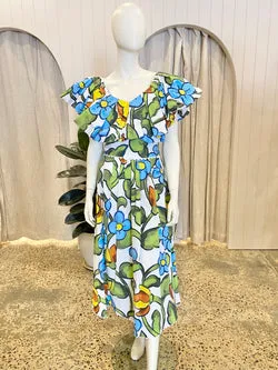 Binny The Front Lawns Midi Dress - Size 10