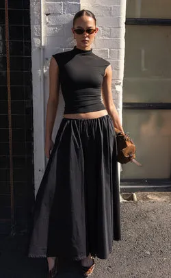 Herlow Maxi Skirt (Black)