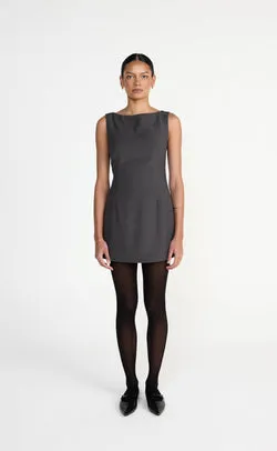 Aisling Mini Dress (Slate)