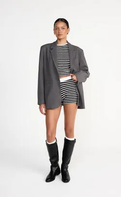 Kika Top (Black/White)