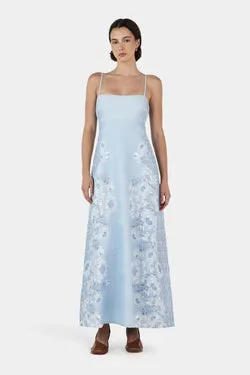 Alida Linen Maxi Dress Bells Beach