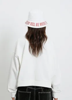 Rose Nolan Hat / White-Red
