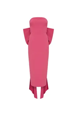 Anais Bow Midi Dress