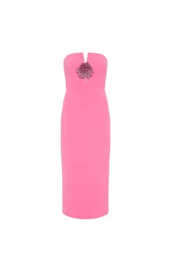 Aubree Strapless Midi Dress