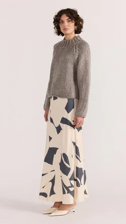 Aura Bias Midi Skirt