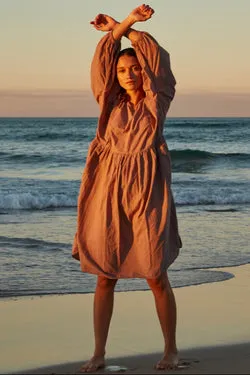 HALCYON DRESS - MUSHROOM