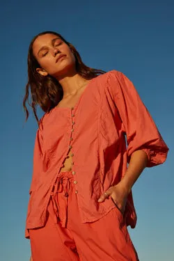 HALCYON SHIRT - CAMELIA