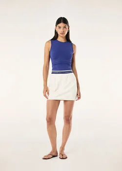 AVANT MINI SKIRT IN WHISPER WHITE