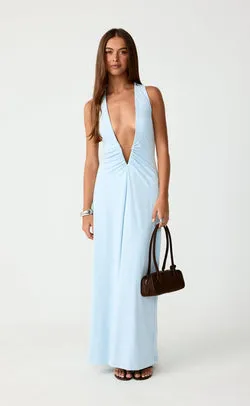 Avril Maxi Dress (Ice Blue)