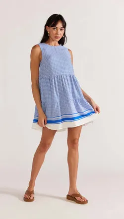 Azure Tiered Mini Dress - Final Sale